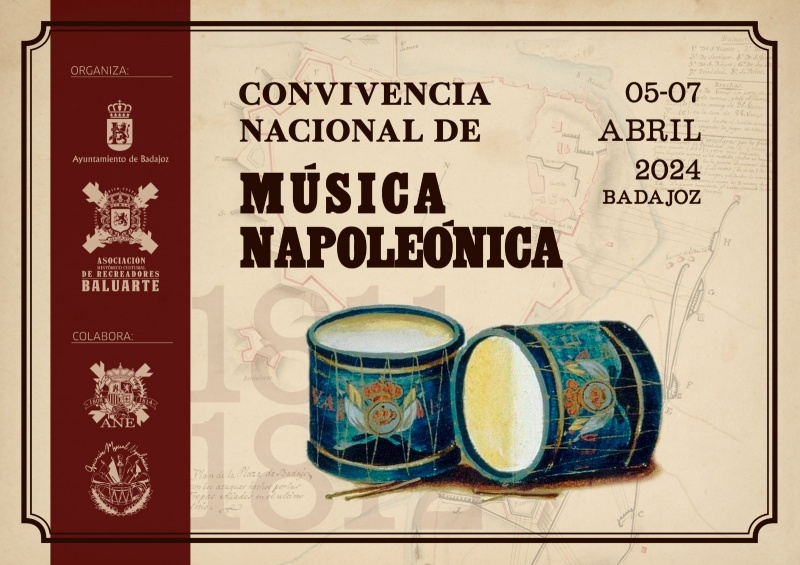 'Los Sitios de Badajoz'. Convivencia nacional de música napoleónica