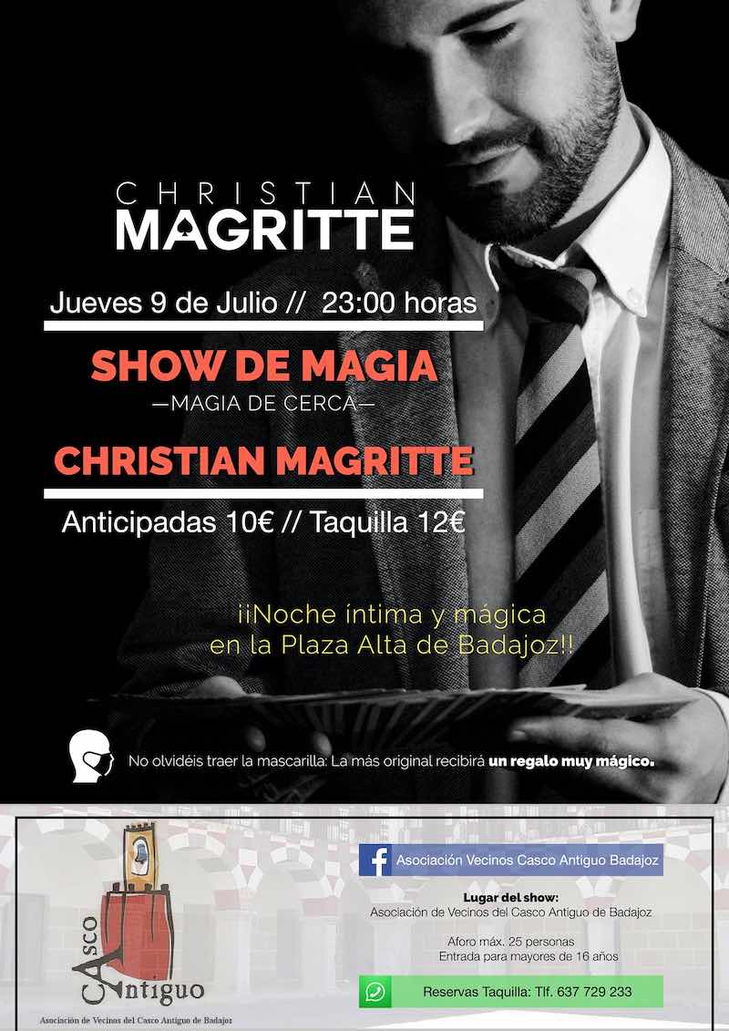 Show de magia de Christian Magritte