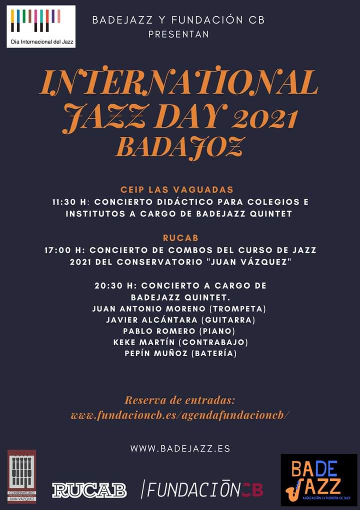 Badejazz y Fundación CB celebran el Día Internacional del Jazz