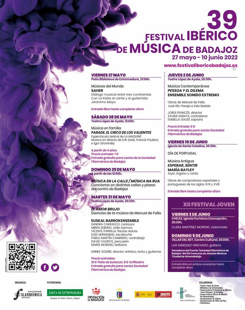 Inauguración del 39 Festival Ibérico de Música de Badajoz