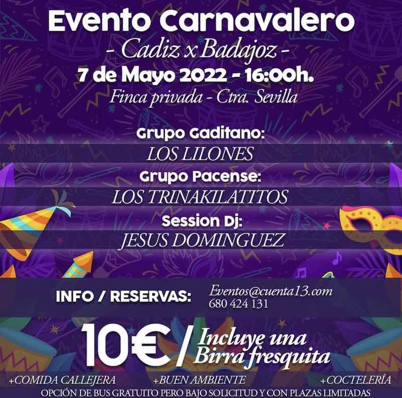 Evento Carnavalero Cadiz x Badajoz