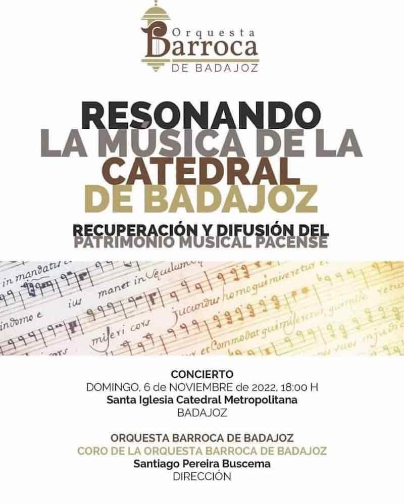 Resonando la música de la Catedral de Badajoz