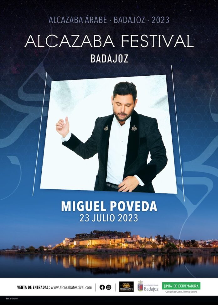 Miguel Poveda estará en el Alcazaba Festival 2023