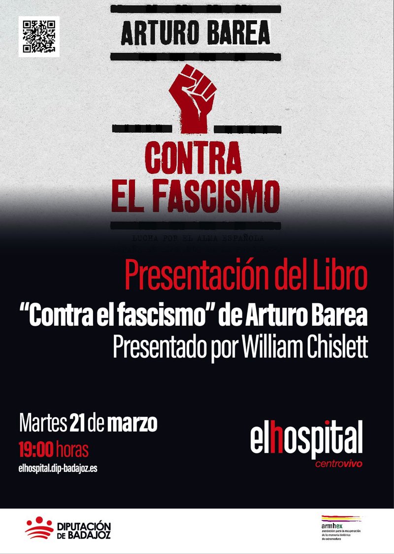 Presentación del libro ’Contra el fascismo ‘, de Arturo Barea
