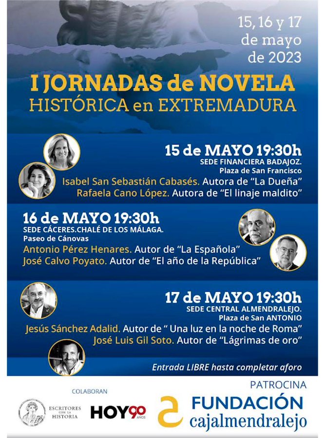 I Jornadas de novela histórica en Extremadura