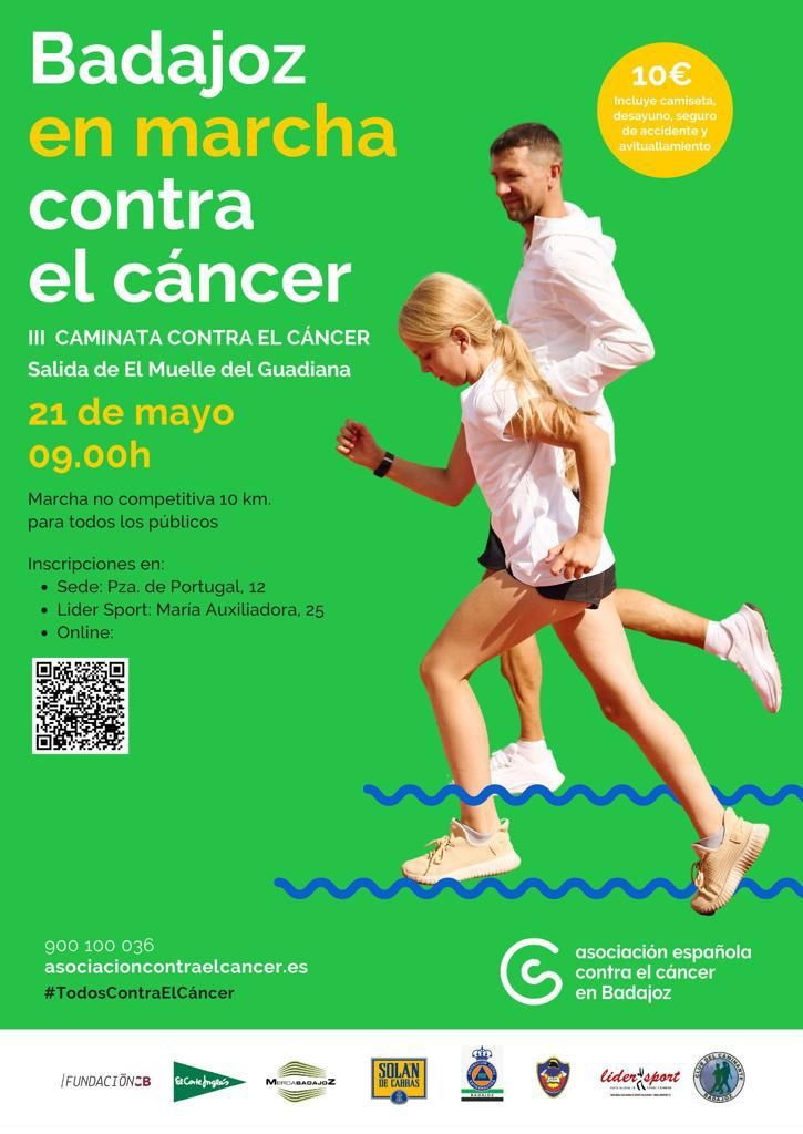 III Caminata contra el cáncer - Badajoz en marcha contra el cáncer